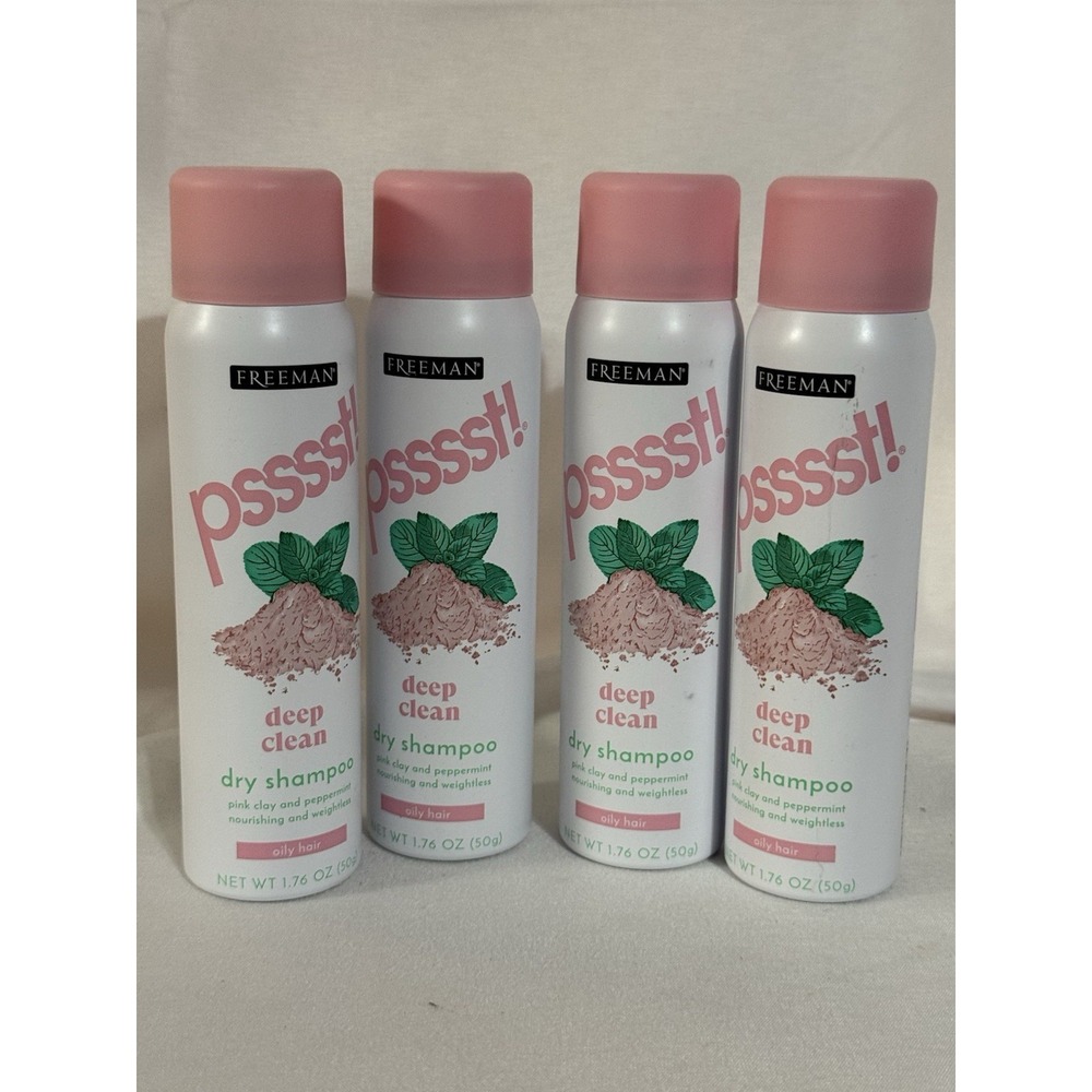 Freeman Psssst Travel Size Dry Shampoo 1.76 oz Lot of 4 New - Picture 7 of 7